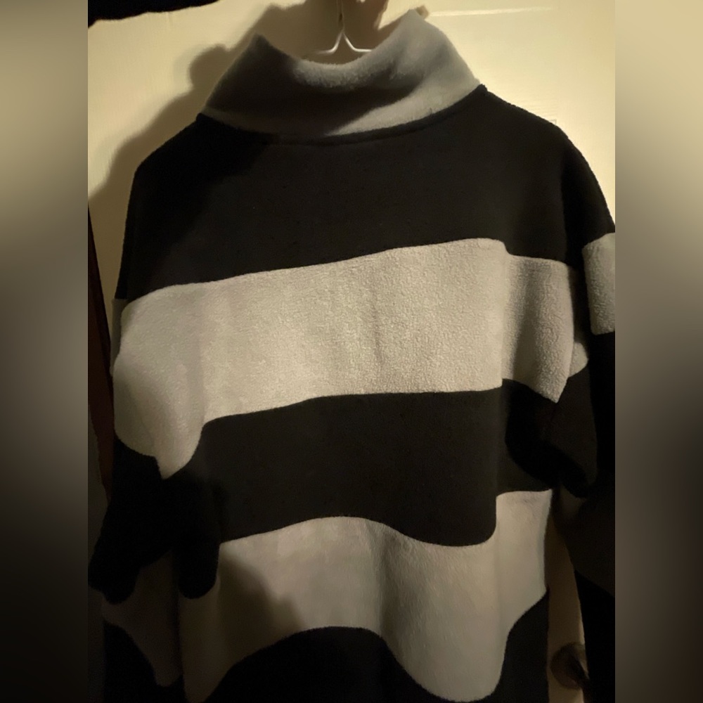black n grey sweater